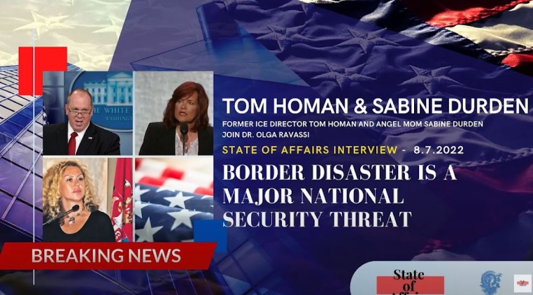 Tom Homan & Sabine Durden - Border Disaster is a Major National Security Threat!